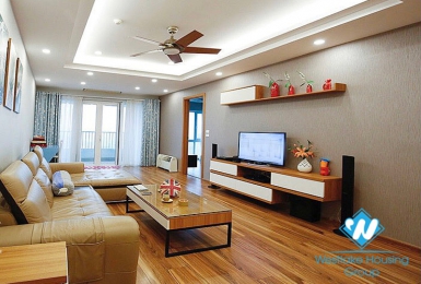 High floor fully furnished three bedroom apartment for rent in ciputra